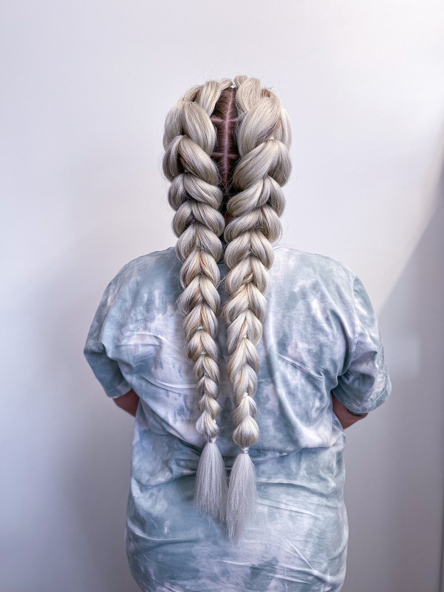Cool blonde silver ombré #101-613-99 Braiding hair extensions