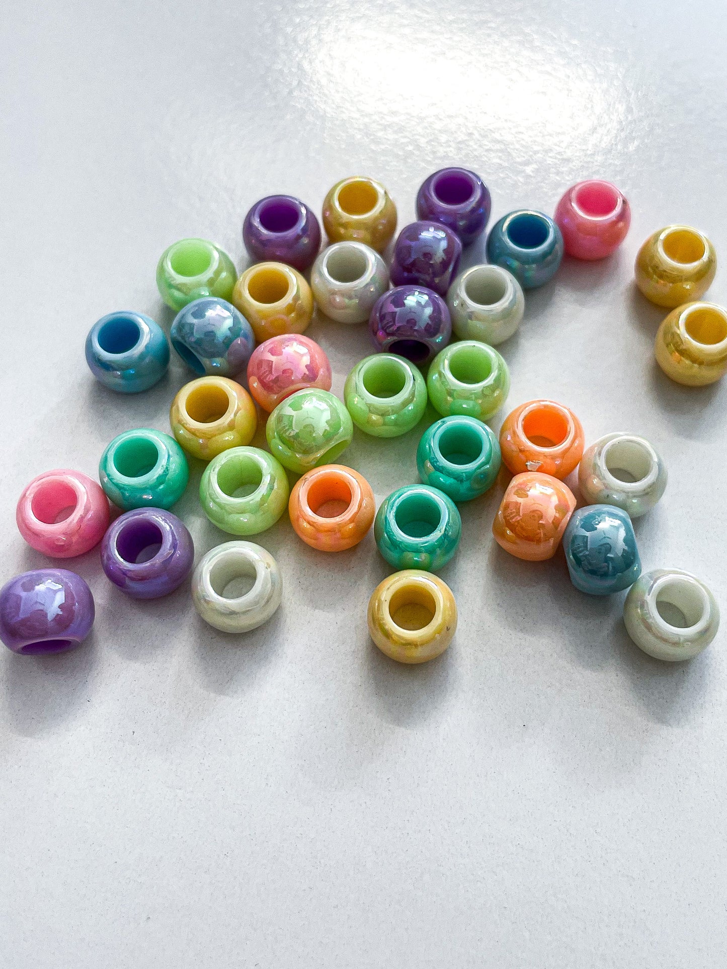Rainbow beads