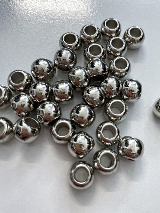 Beads (silver, black, rose gold, white, clear)