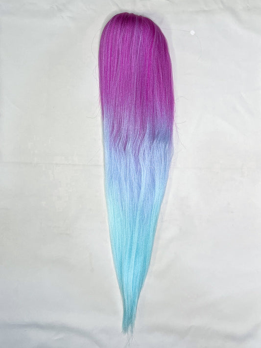 BRIGHT PINK AQUA OMBRÉ Braiding hair extensions