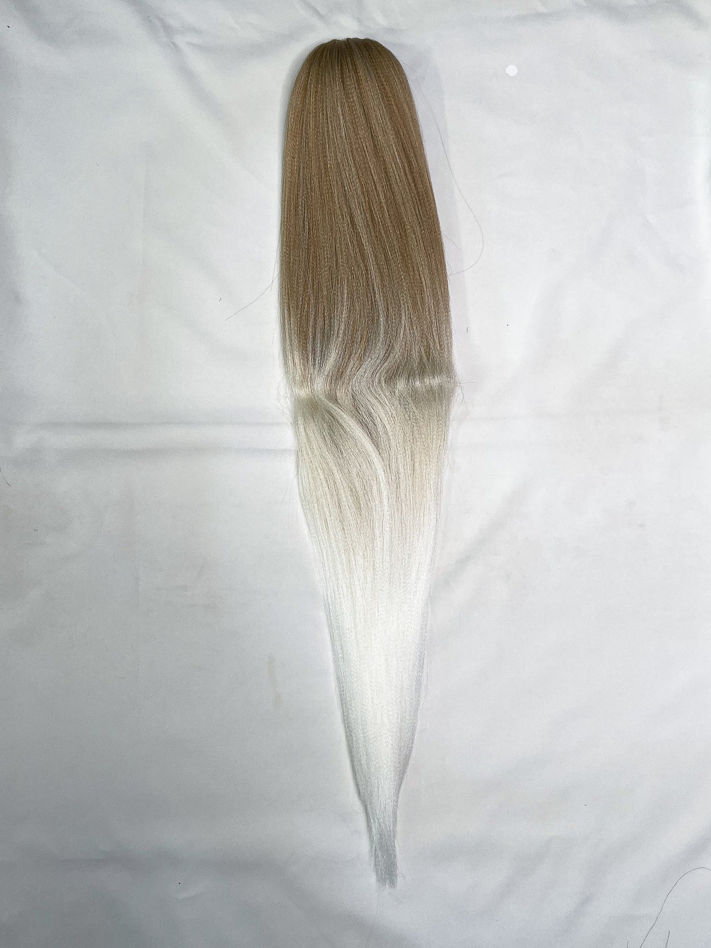 Warm blonde white ombré #27-613-white Braiding hair extensions