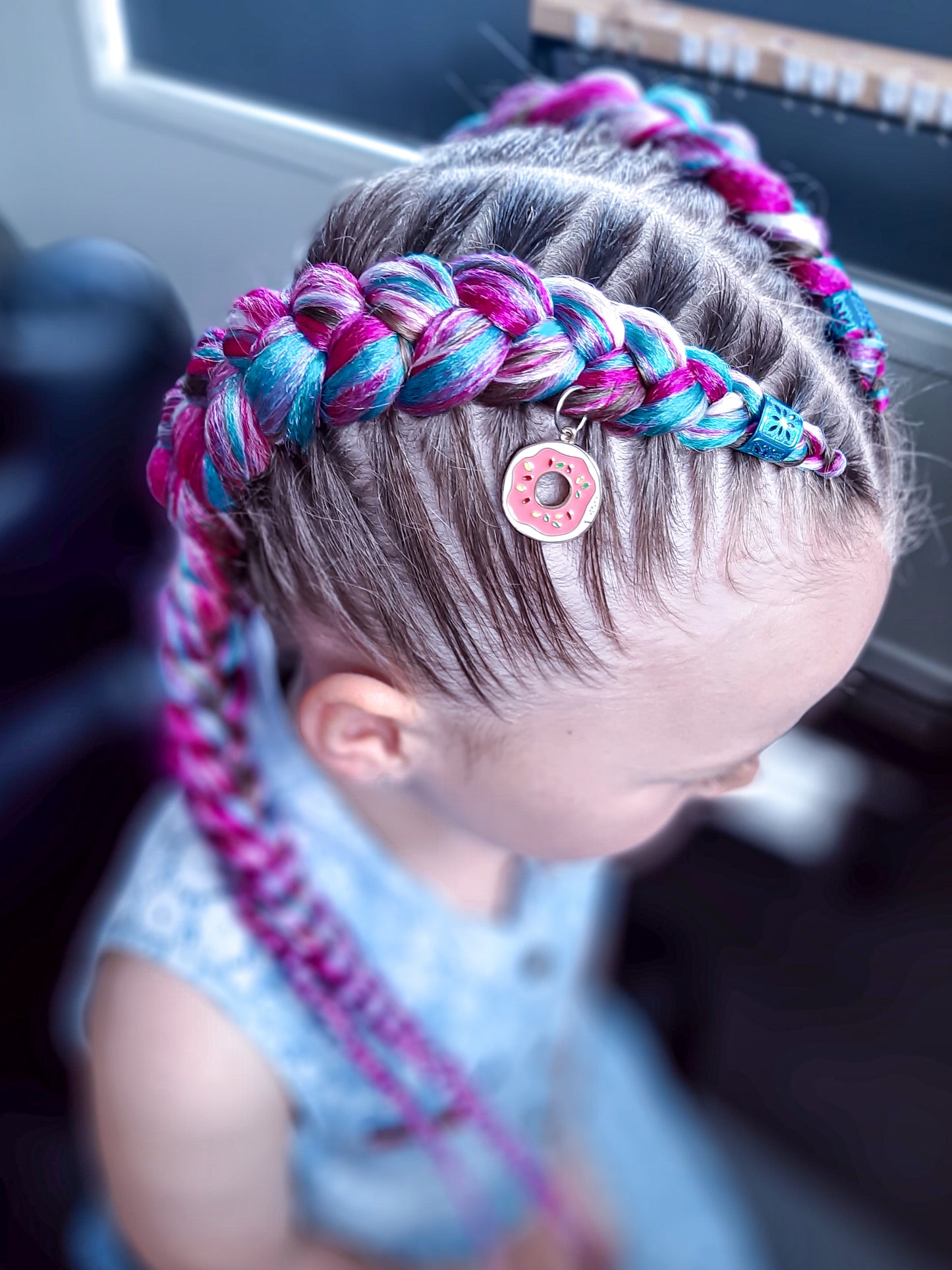 TEAL Braiding hair extensions