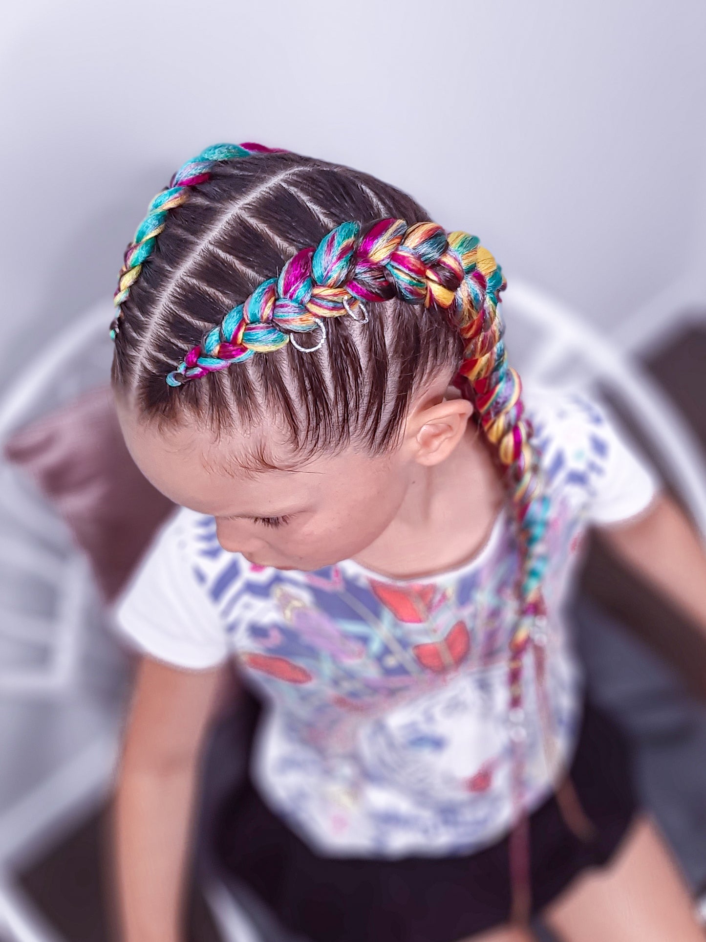 TEAL Braiding hair extensions