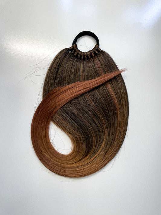Tie-in ponytails