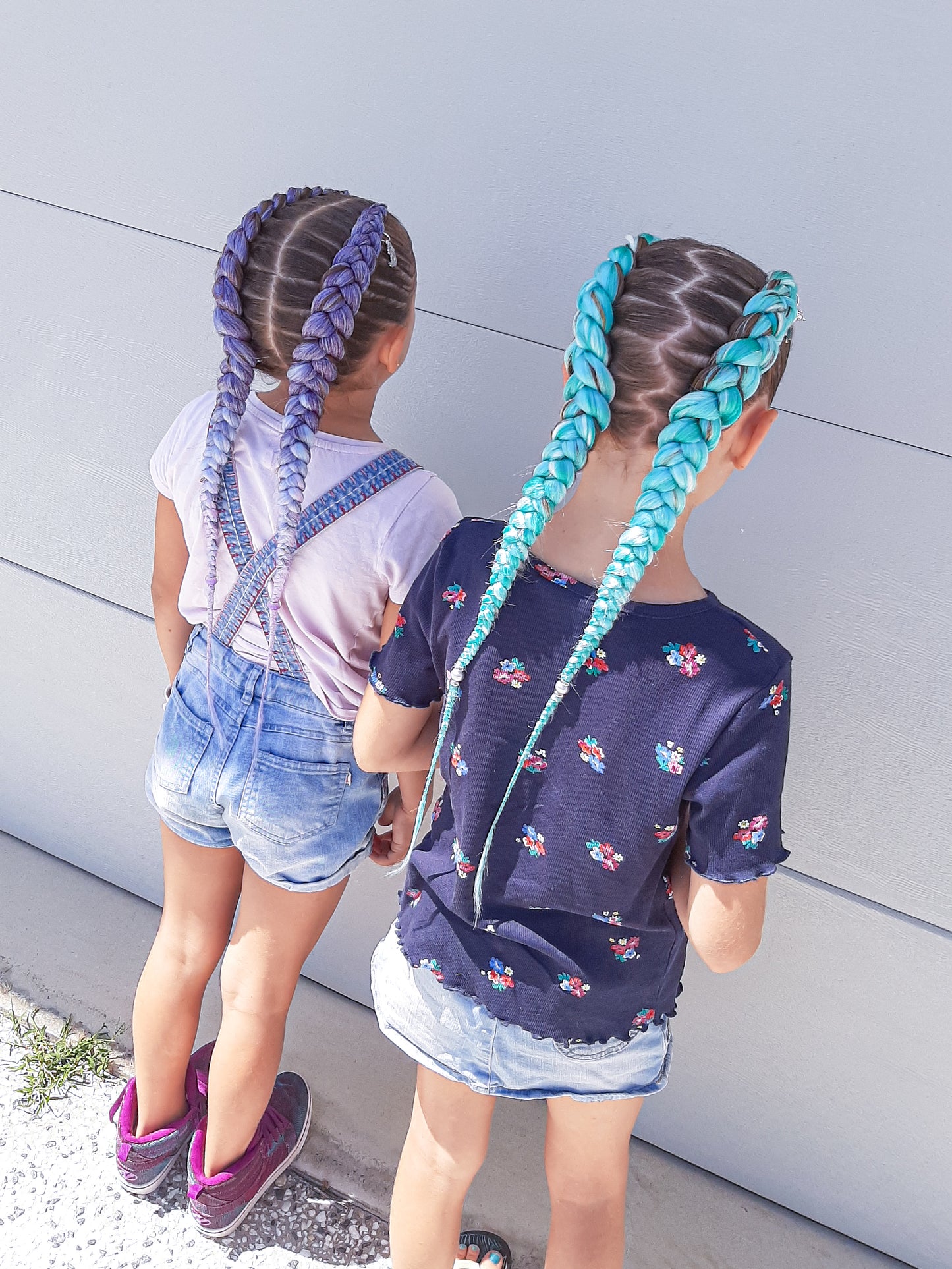 TEAL Braiding hair extensions