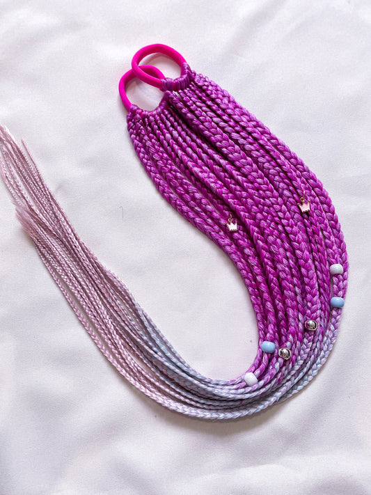 Braided hair-ties, 2pcs