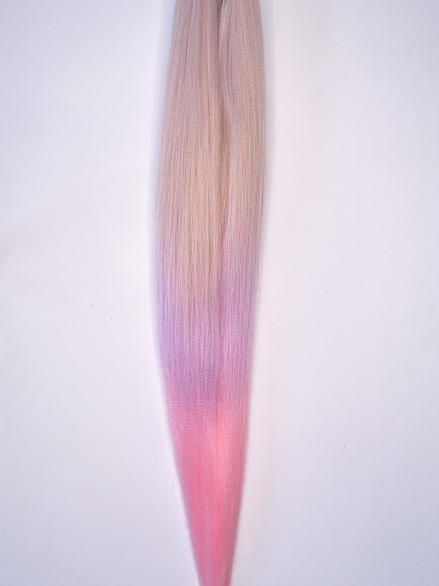 BLOND LILAC PINK OMBRÉ Braiding hair extensions