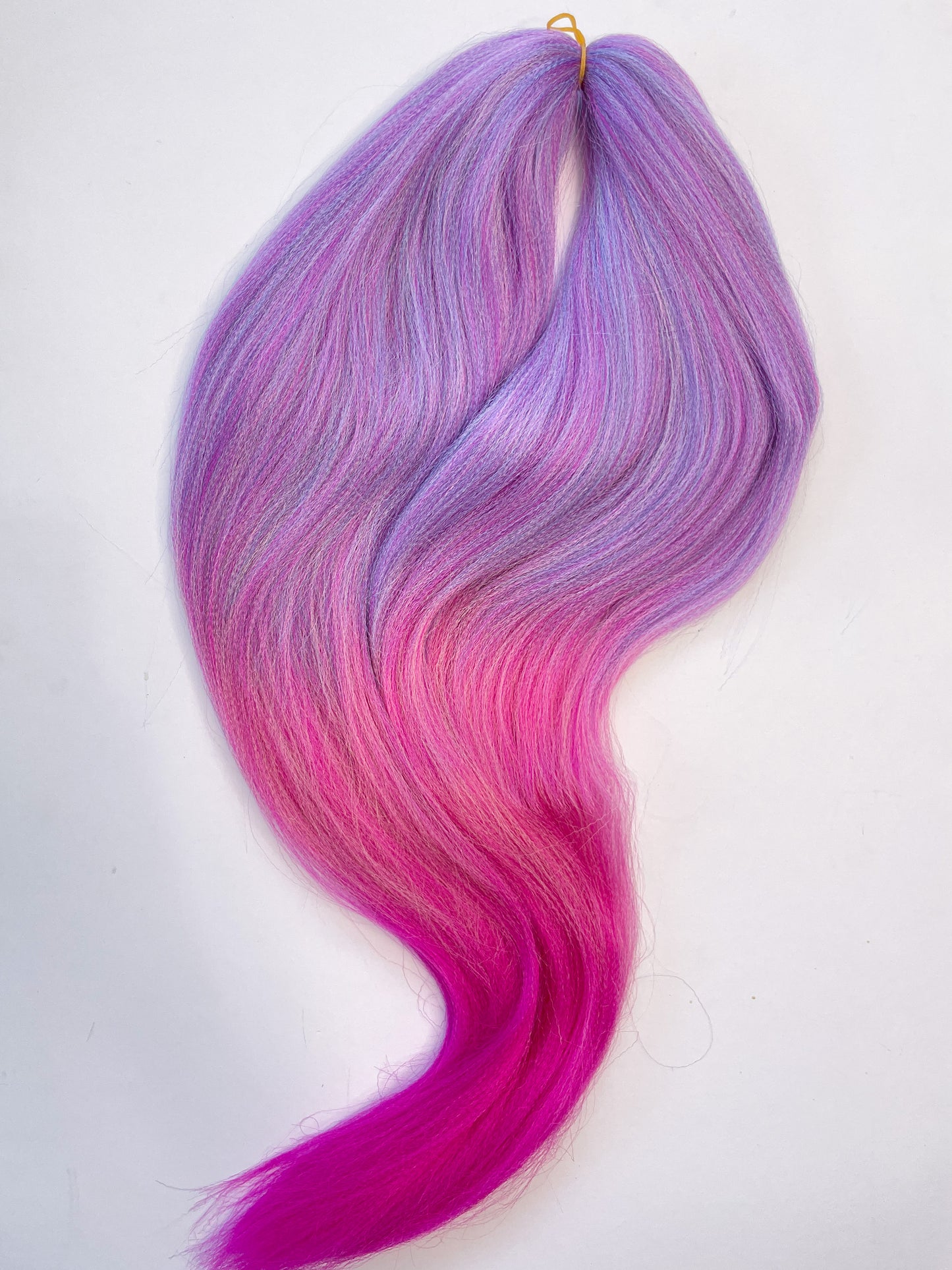 PURPLE PINK OMBRÉ Braiding hair extensions