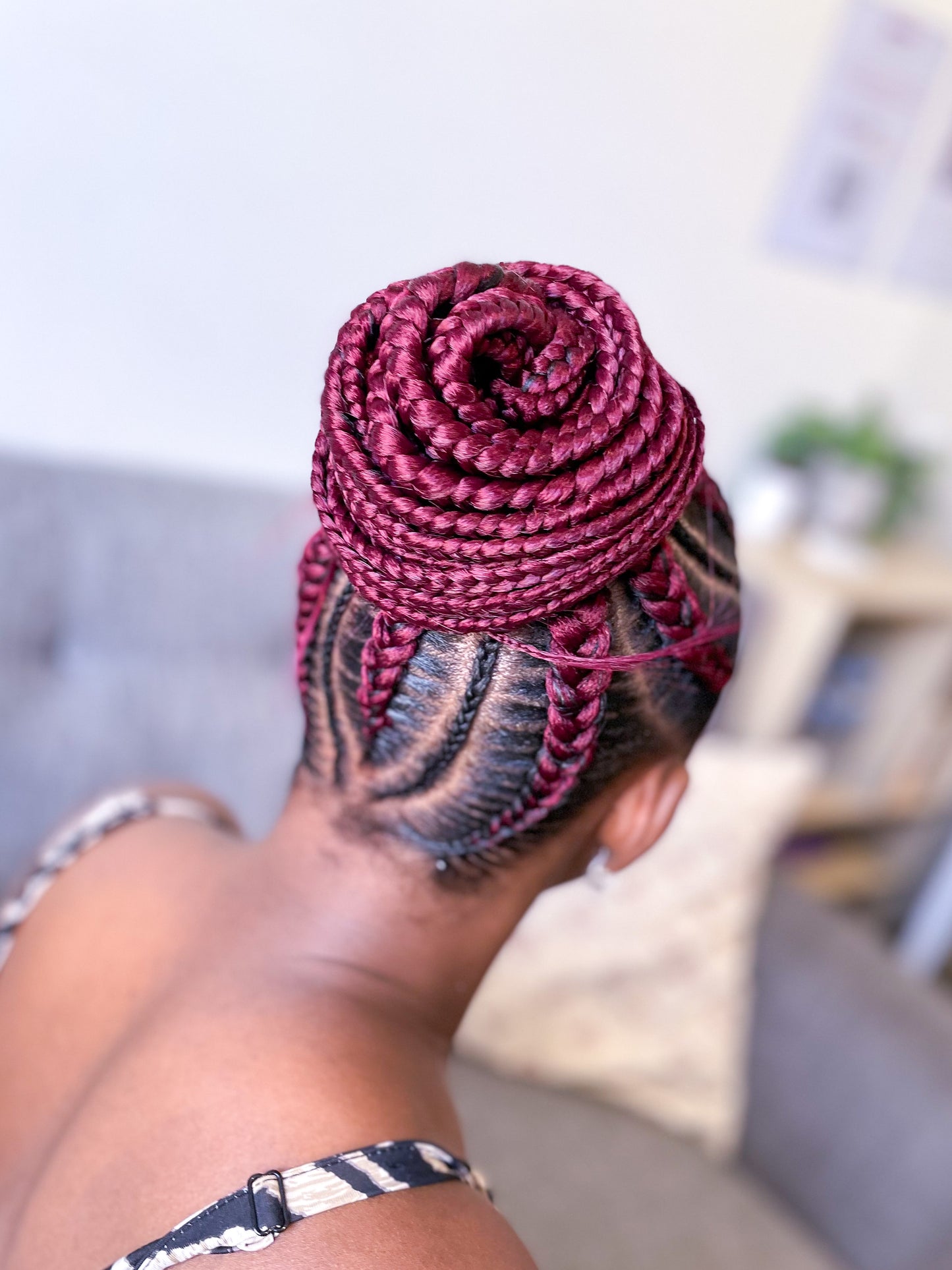 BURGUNDY #39j Braiding hair extensions