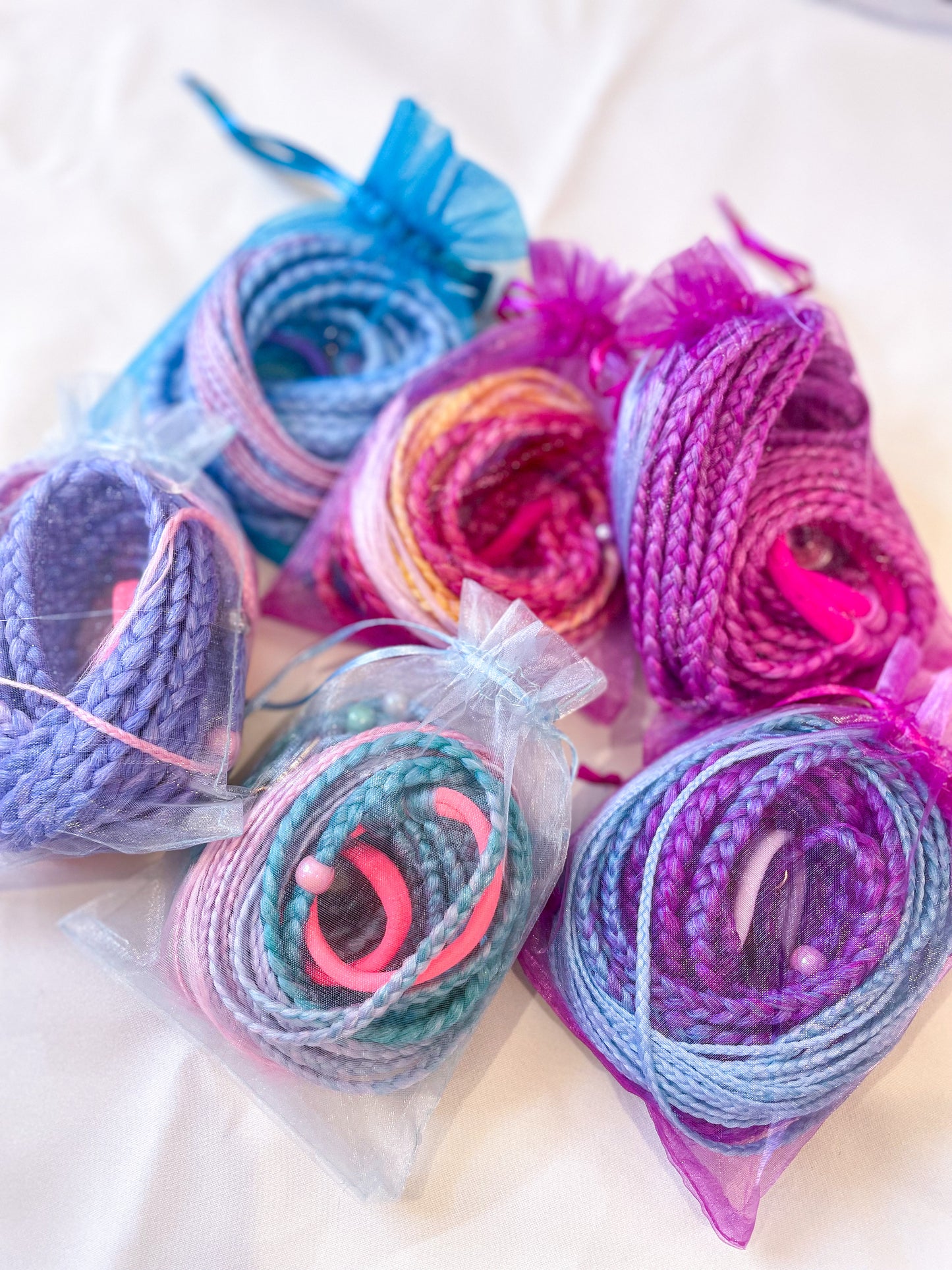 Braided hair-ties, 2pcs