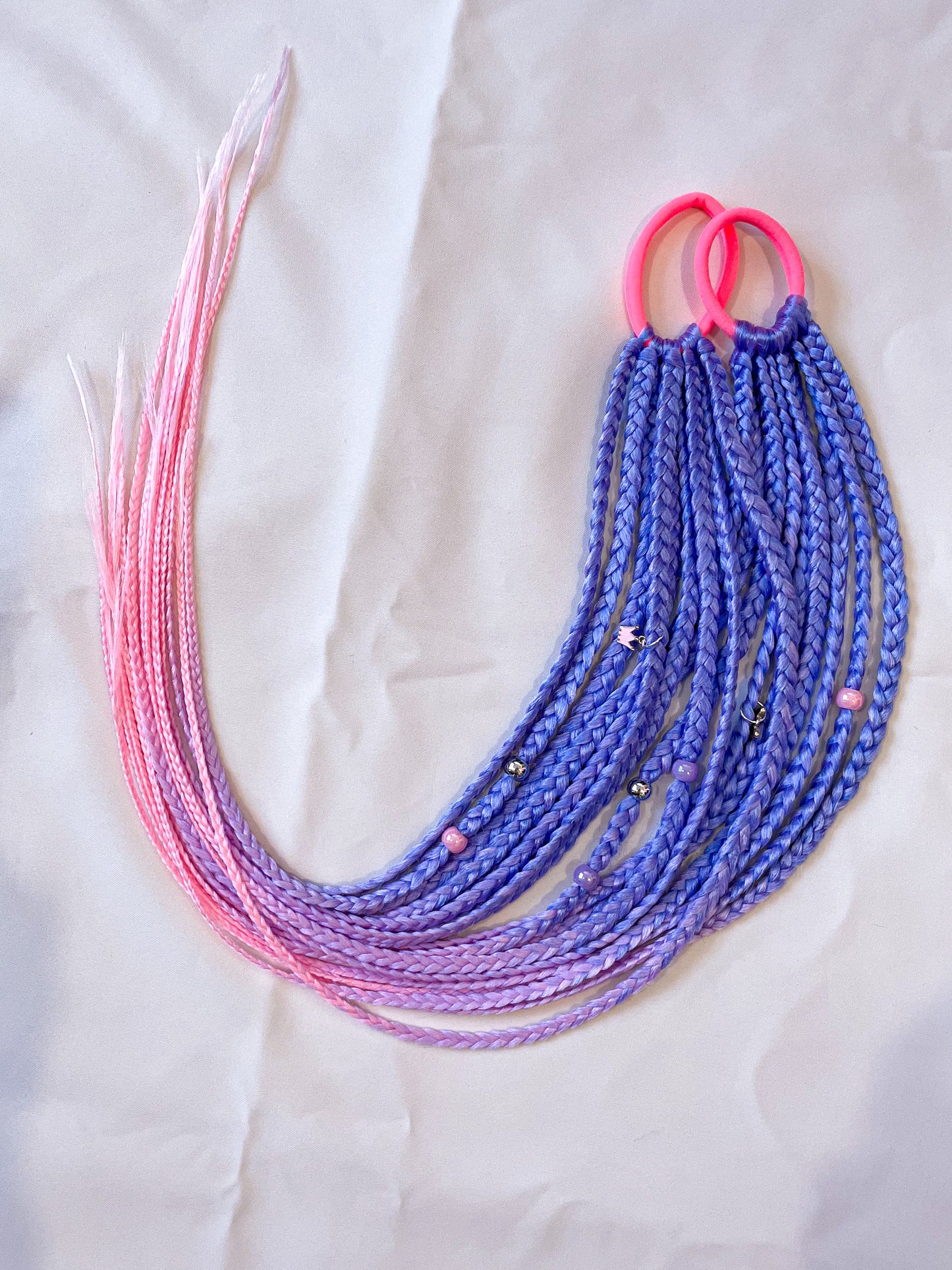 Braided hair-ties, 2pcs