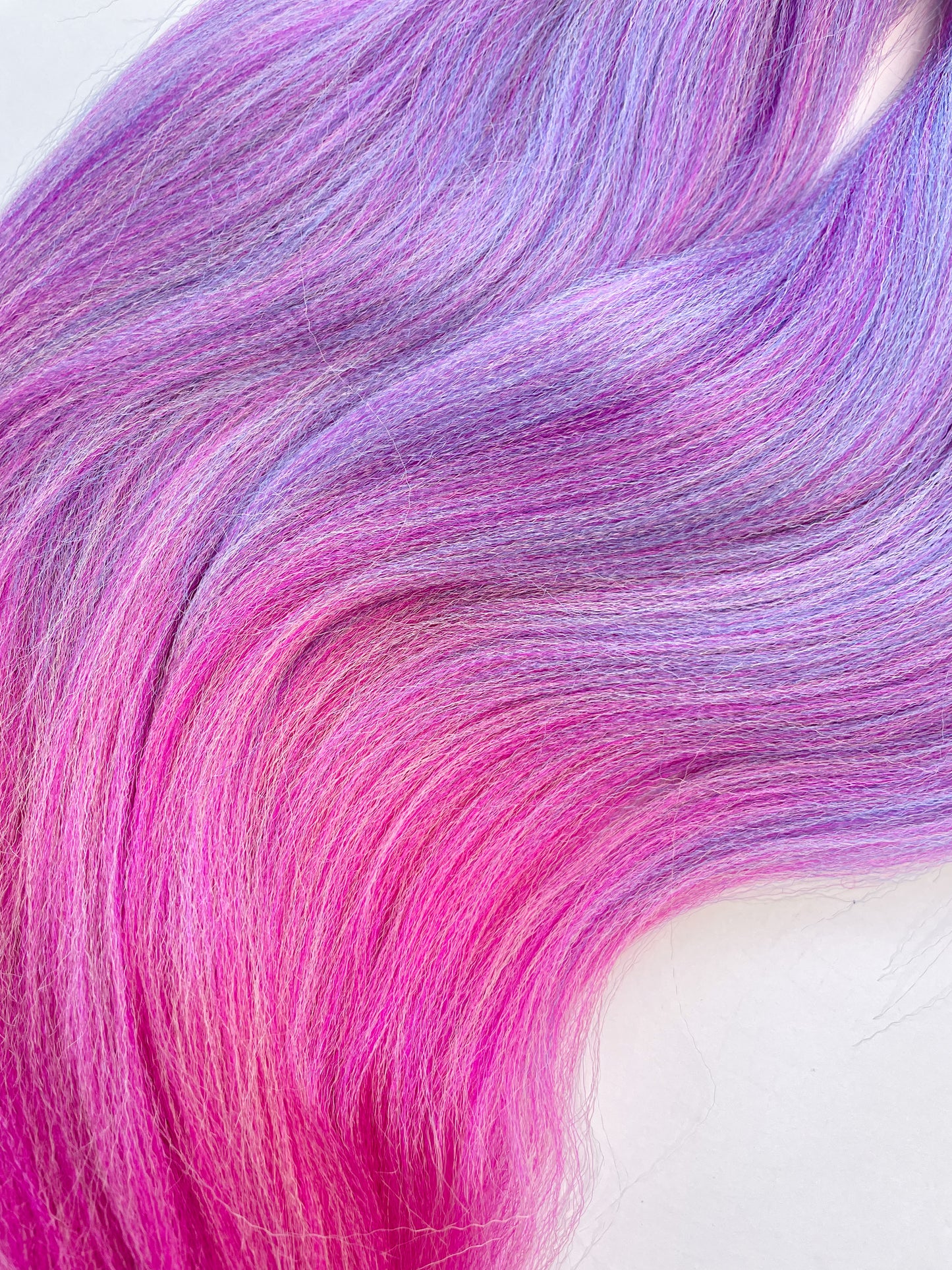 PURPLE PINK OMBRÉ Braiding hair extensions
