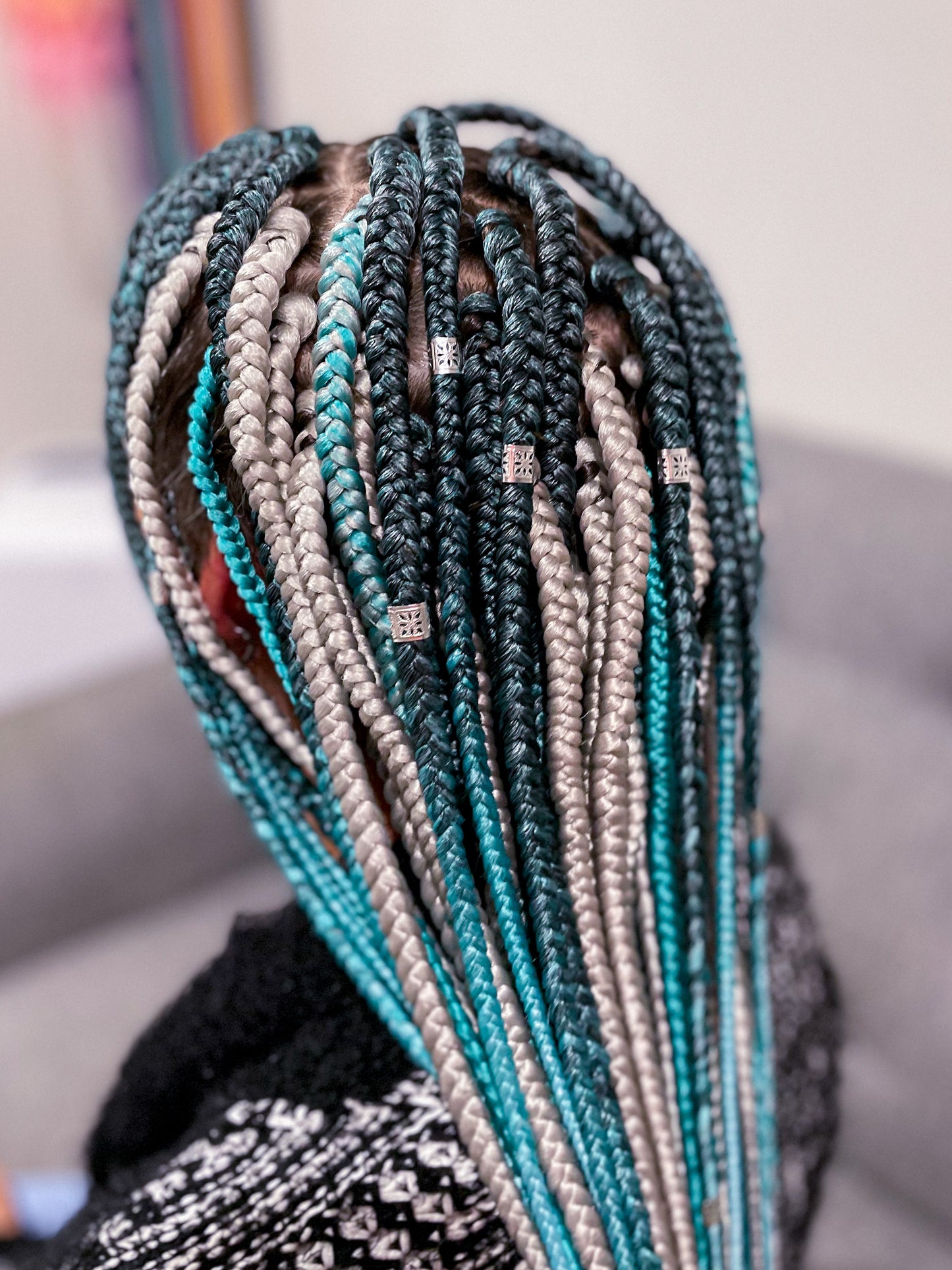 SILVER GREY #99 Braiding hair extensions