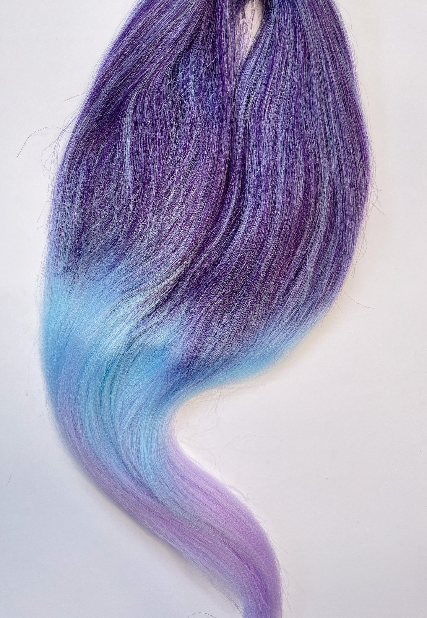 PURPLE AQUA OMBRÉ Braiding hair extensions