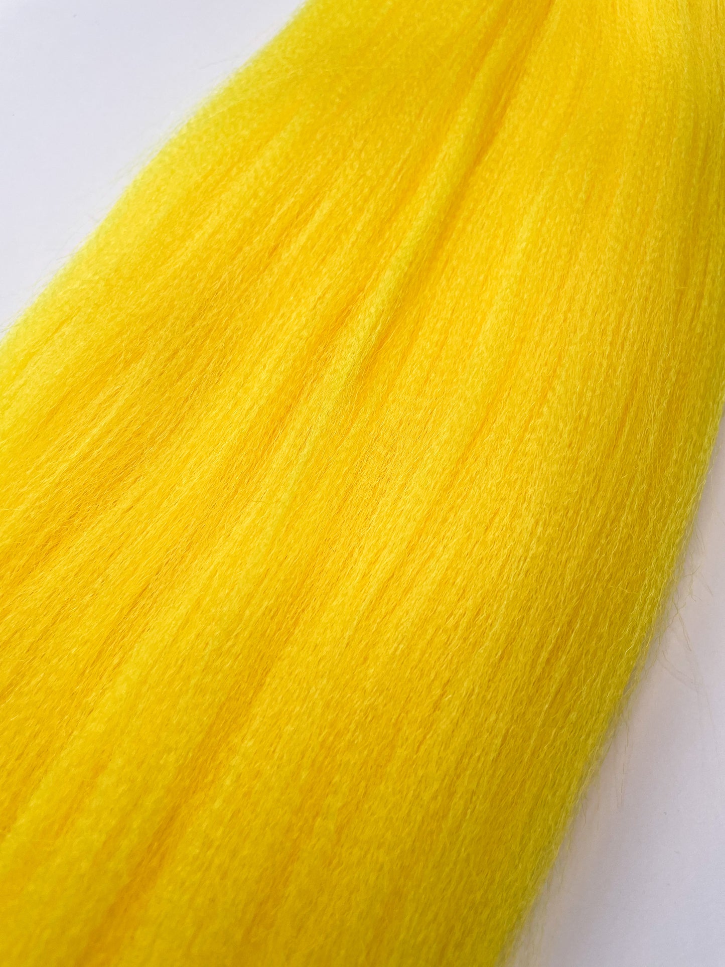 YELLOW Braiding hair extensions