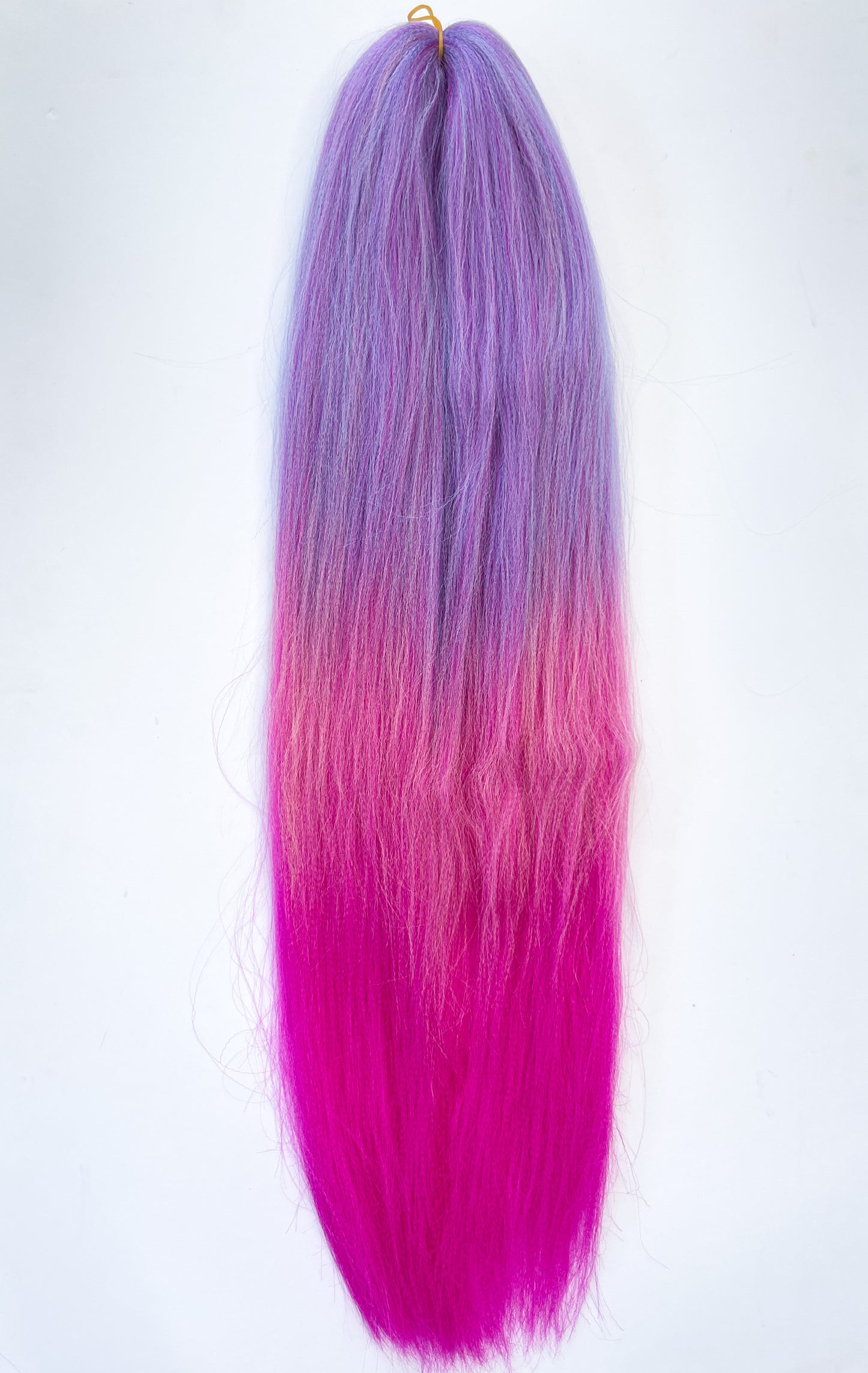 PURPLE PINK OMBRÉ Braiding hair extensions