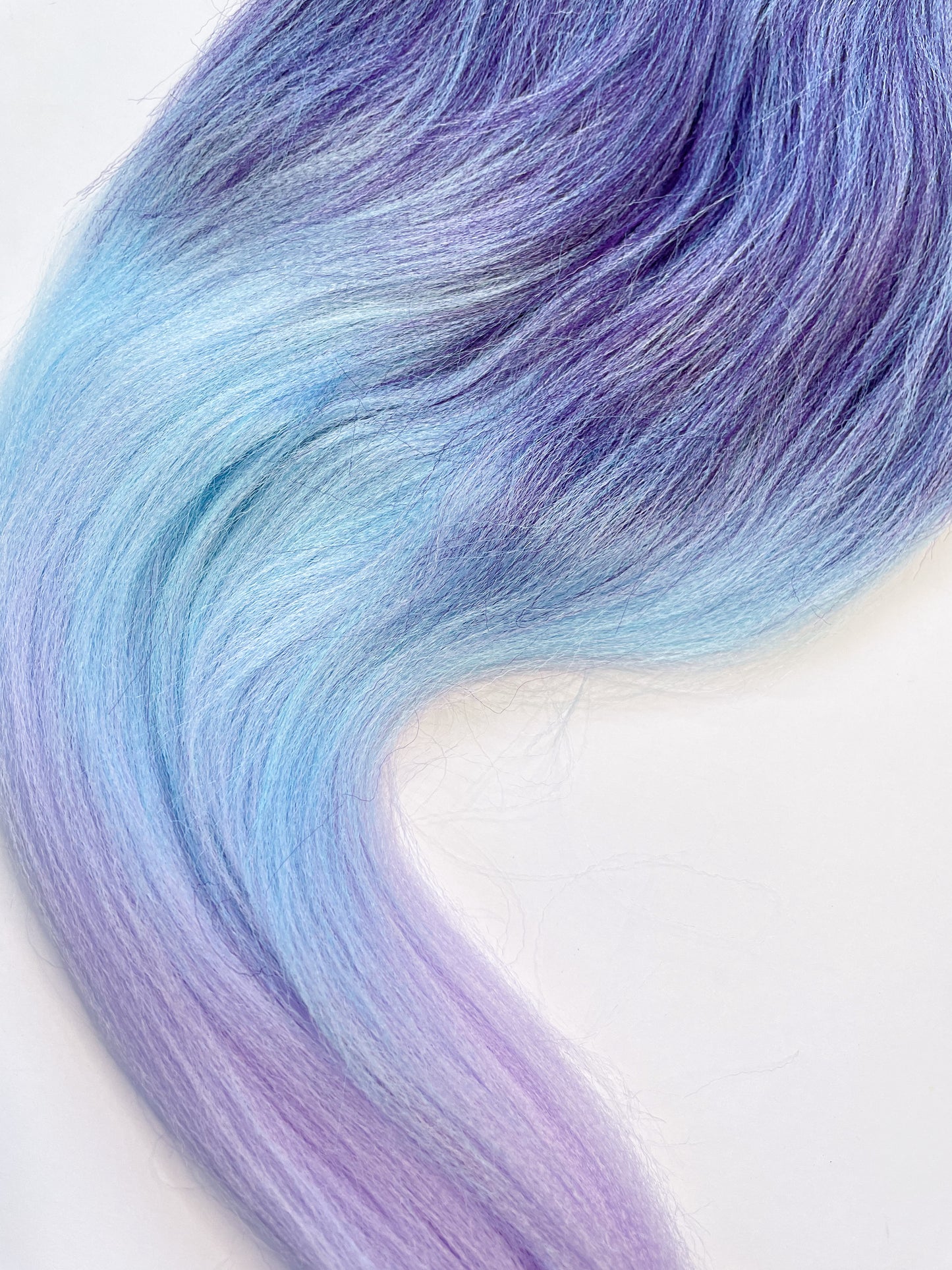 PURPLE AQUA OMBRÉ Braiding hair extensions