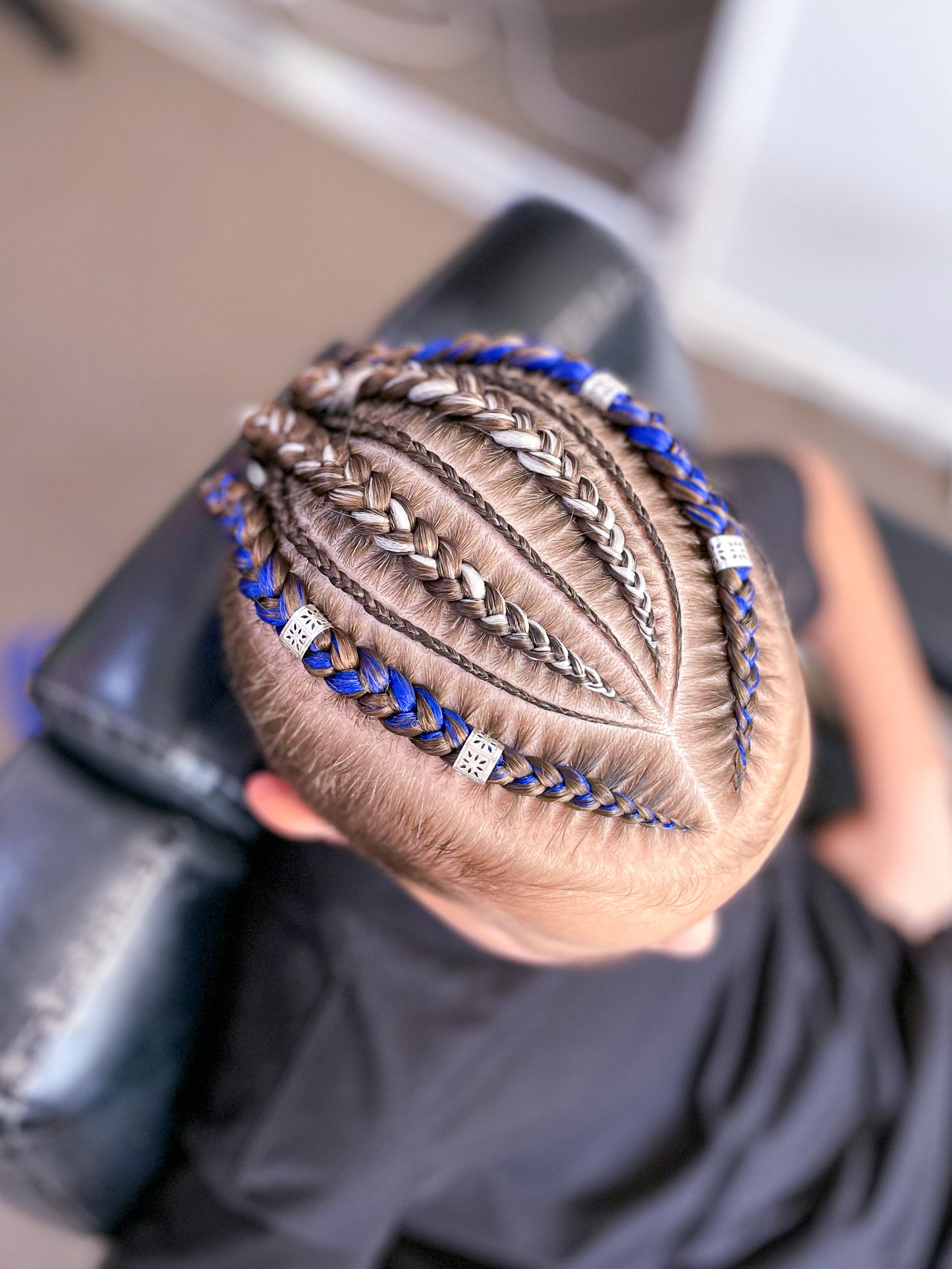 WHITE Braiding hair extensions