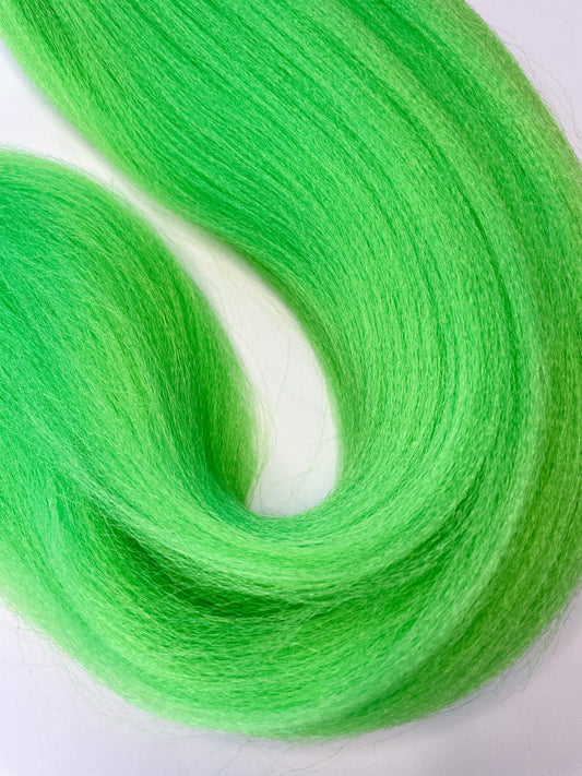 BRIGHT GREEN Braiding hair extensions