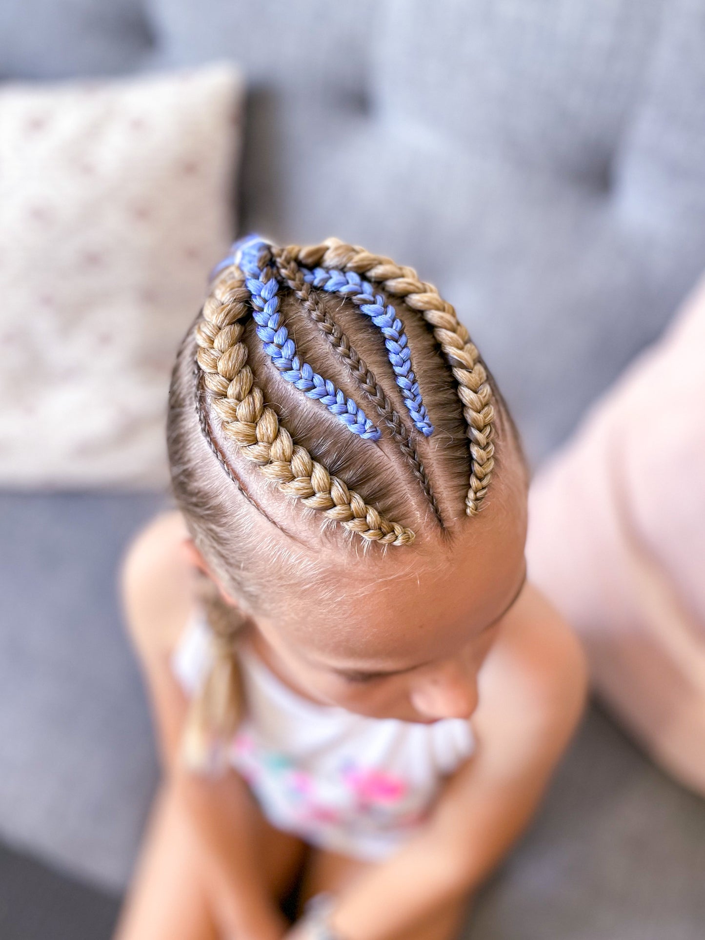 SAPPHIRE BLUE Braiding hair extensions